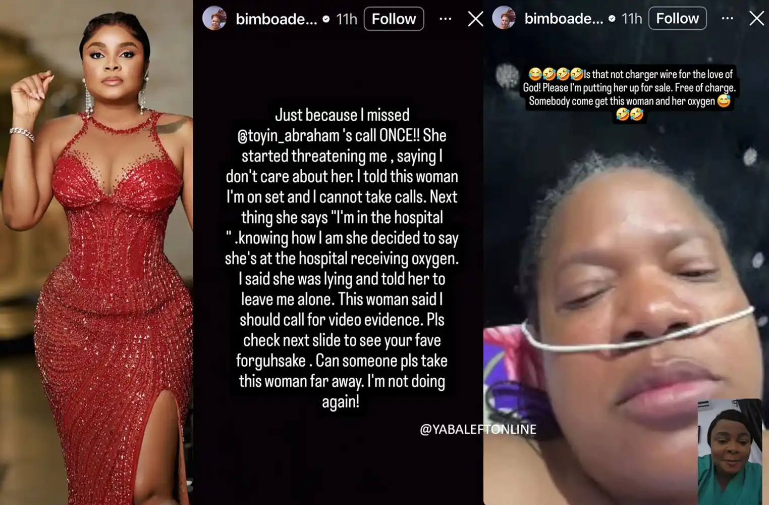 Image from YabaLeftOnline Media: "See your fave nitorioloun" - Actress Bimbo Ademoye shares her humorou...