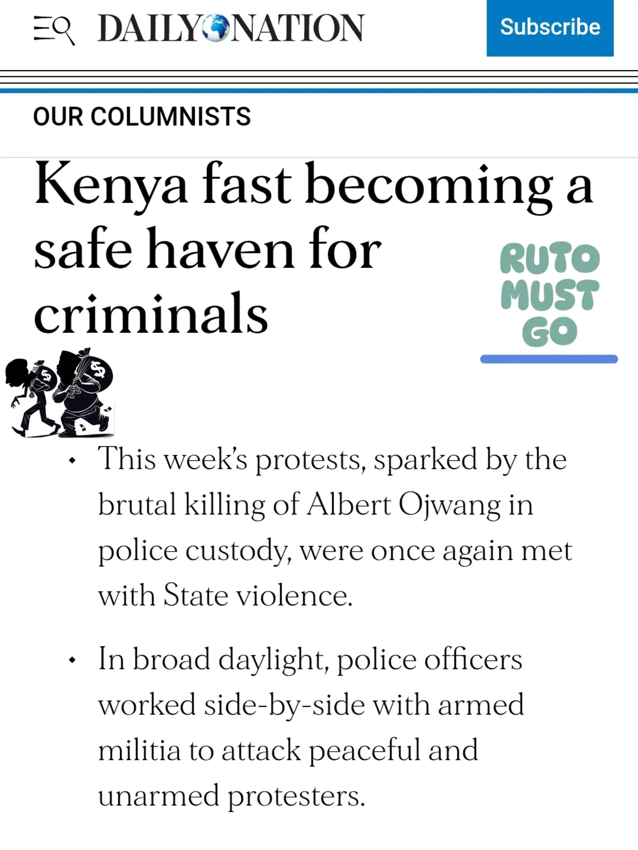 Image from KENYA ON WATCH 🇰🇪: *🚩Something dangerous unfolding in Kenya: A slow, deliberate erosion ...