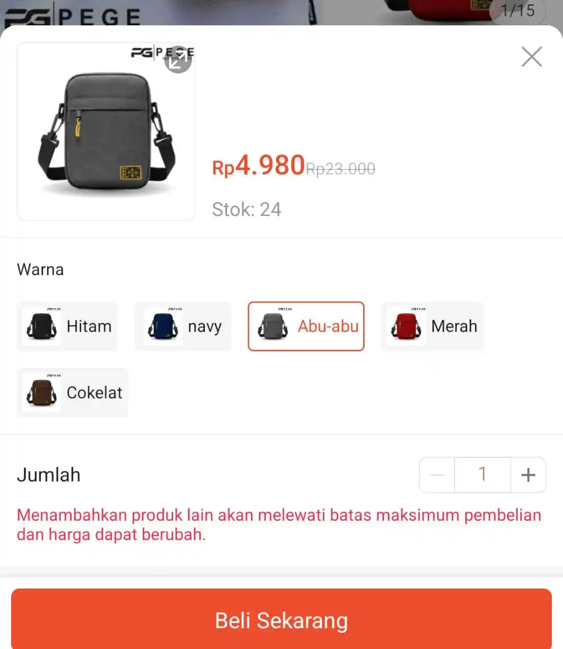 Image from PROMO SHOPEE 🔥: Tas Rp4.980 - Rp15.200. Dapatkan sekarang juga di Shopee!  https://s.s...