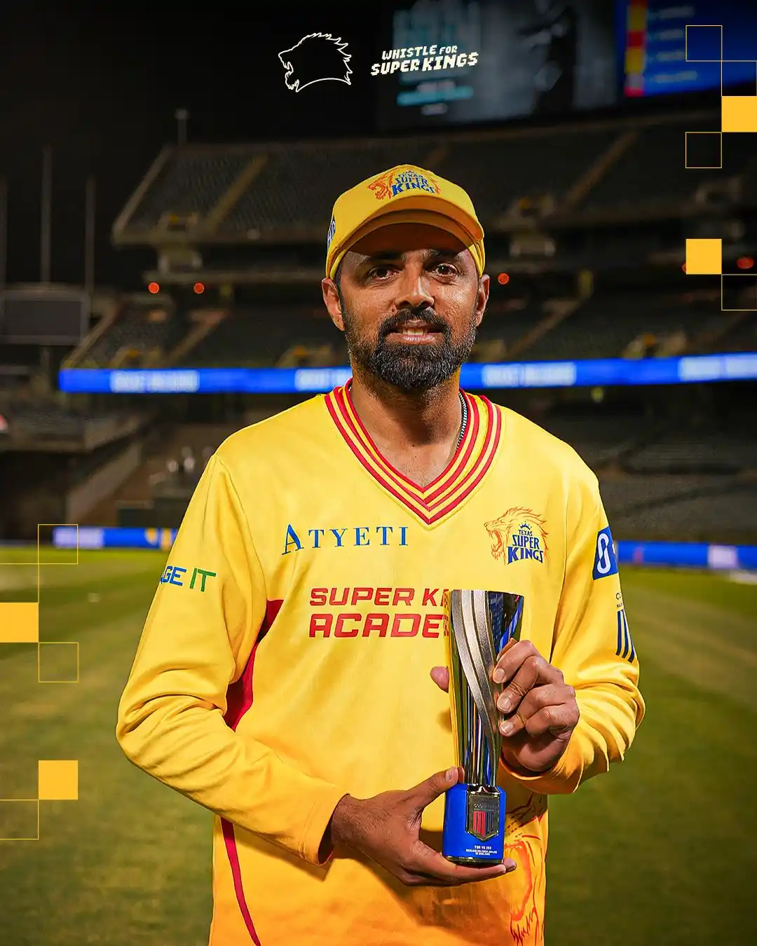 Image from Texas Super Kings: The day belongs to Zia! 🦁💛  <a class="text-blue-500 hover:underline ...
