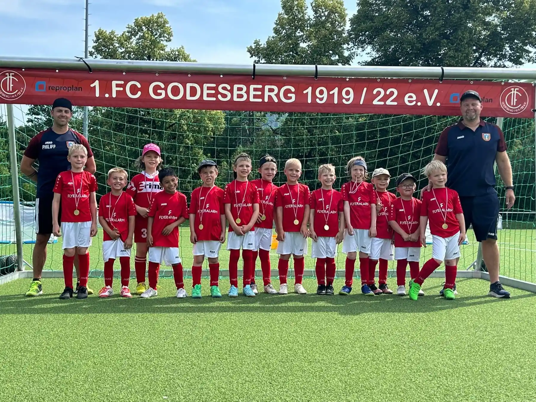 Image from Sportverein 1946 Kripp e.V.: Unsere Bambinis waren heute beim Bambini-Treff des 1. FC Bad Godesberg...