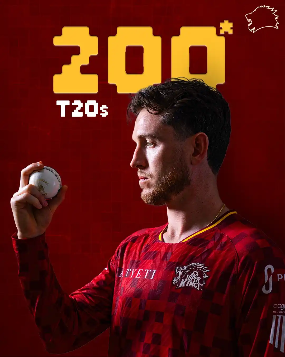 Image from Texas Super Kings: What a way to start the 2️⃣0️⃣0️⃣th game! 🥳🔥  <a class="text-blue-50...