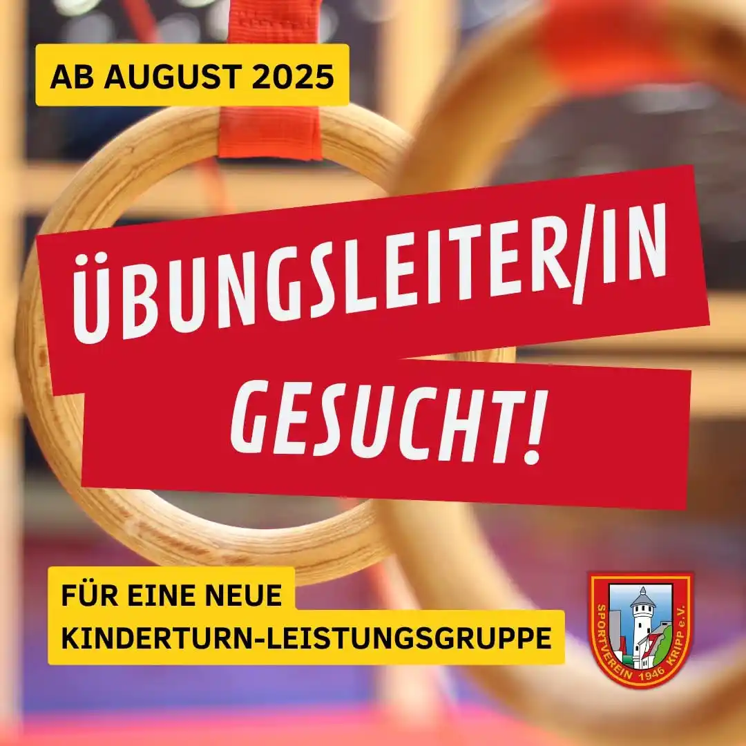 Image from Sportverein 1946 Kripp e.V.: Wir planen den Aufbau einer leistungsorientierten Turngruppe. In diese...