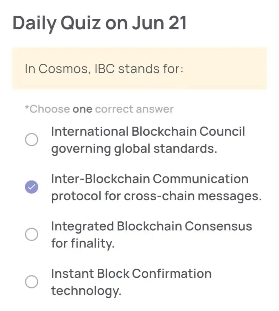 Image from JOHNLI CRYPTO UPDATE 🚀: *Xenea Daily Quiz*...