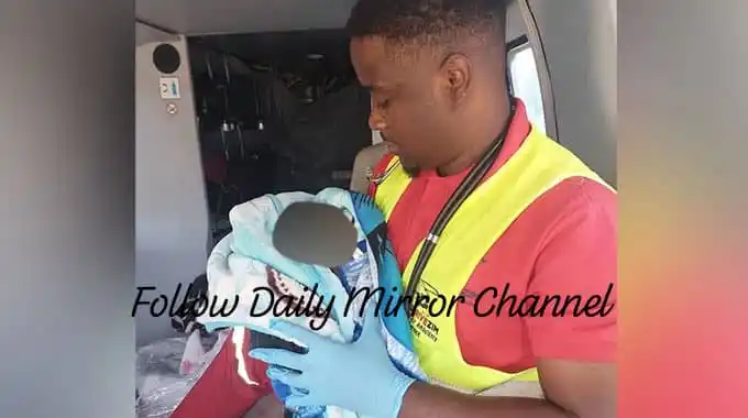 Image from Daily Mirror News: *(🌕) 13-year-old gives birth mid-air during emergency helicopter tran...