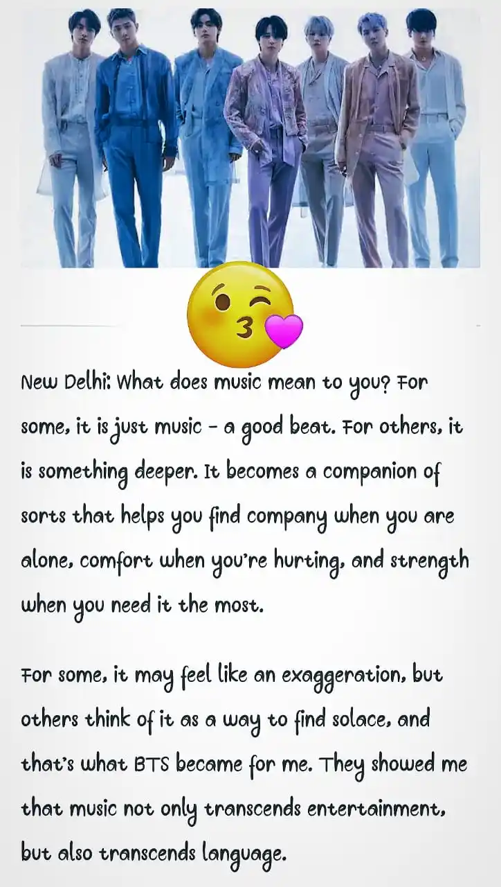 BTS INDIA post