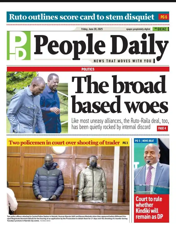 Image from Kameme Tv: Click https://epaper.peopledaily.digital or download the People Daily ...