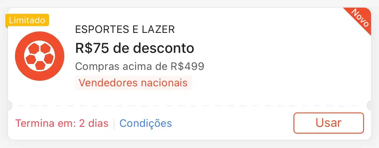 Image from Achadinhos: 🚨 CUPOM SHOPEE 🚨 🏷️ *R$75 OFF em compras acima de R$499* 🏷️ *CU...