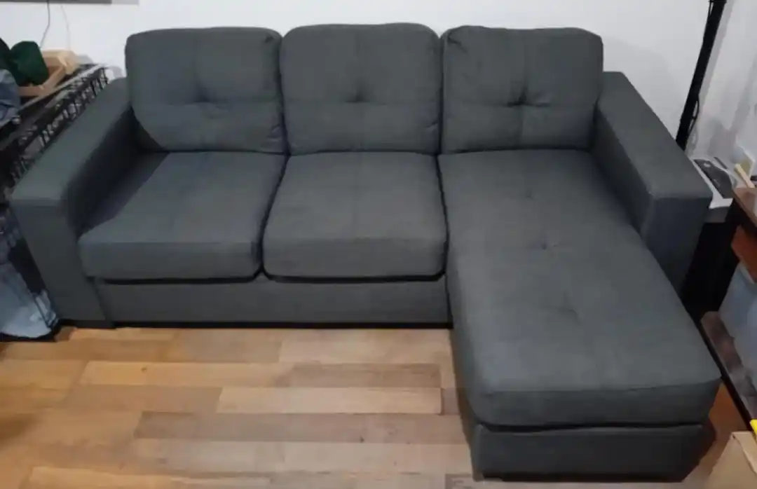 Image from Village Life: *Grey 3-Seater Sofa* * FREE * Pick up only * Close to Evelyn Grace Ac...