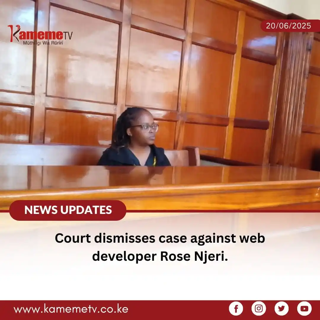 Image from Kameme Tv: Igoti guteaniria cira wa Rose Njeri. UHORO MAKIRIA: https://tinyurl.c...