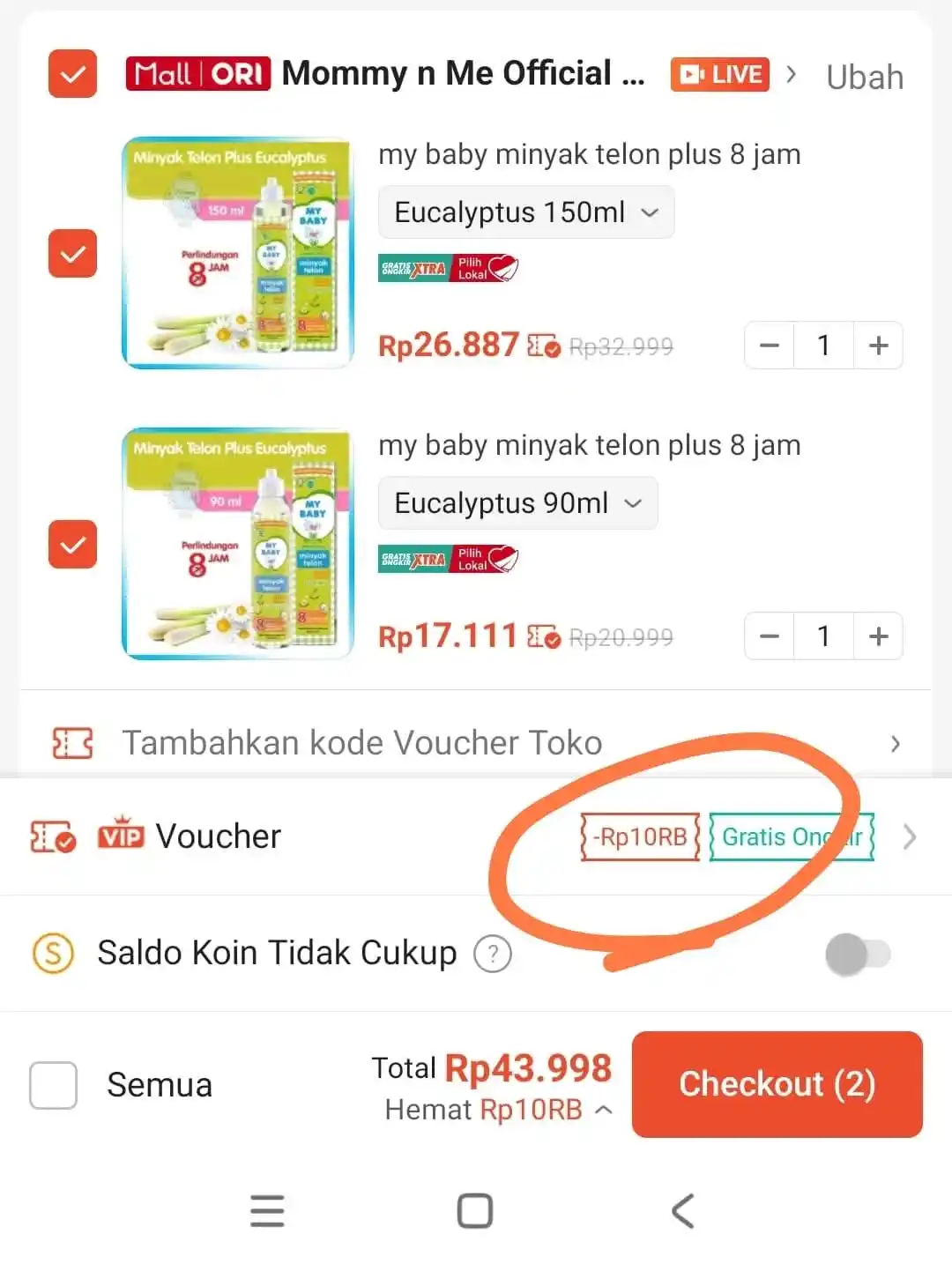 Image from Info Garapan Promo Indomaret Alfamart Racun Shopee Lazada Tokopedia Blibli Tiktok Superin Gojek Grab: Minyak telon 150ml jdi 26ribuan https://s.shopee.co.id/8Kdtn6a82C  Pak...