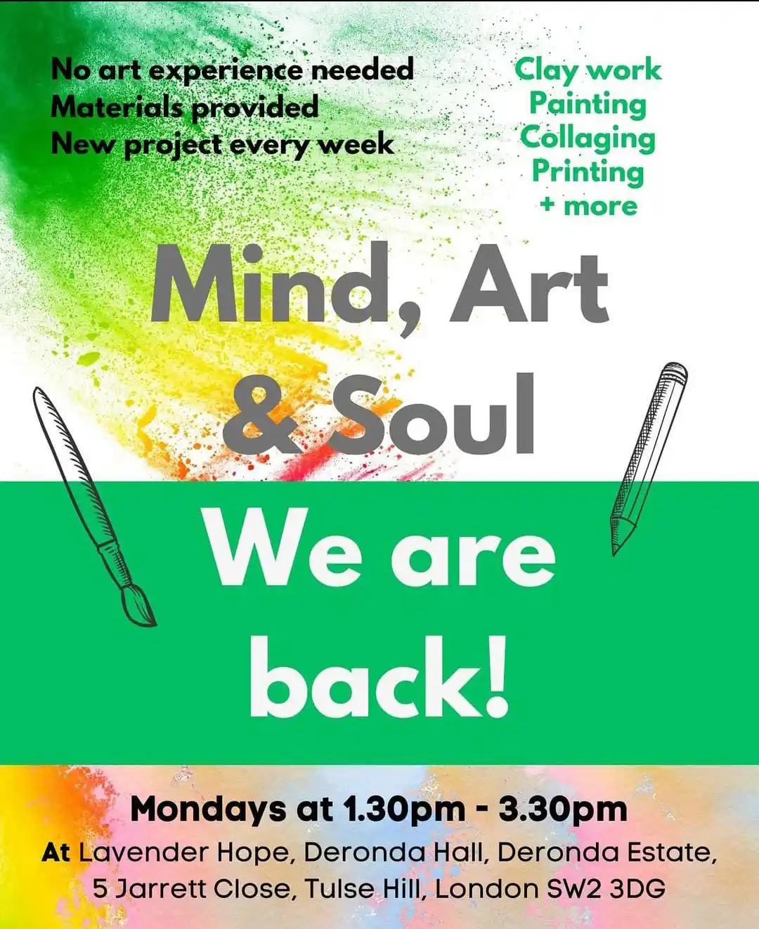 Image from Village Life: *Mondays: 1:30-3:30pm*...