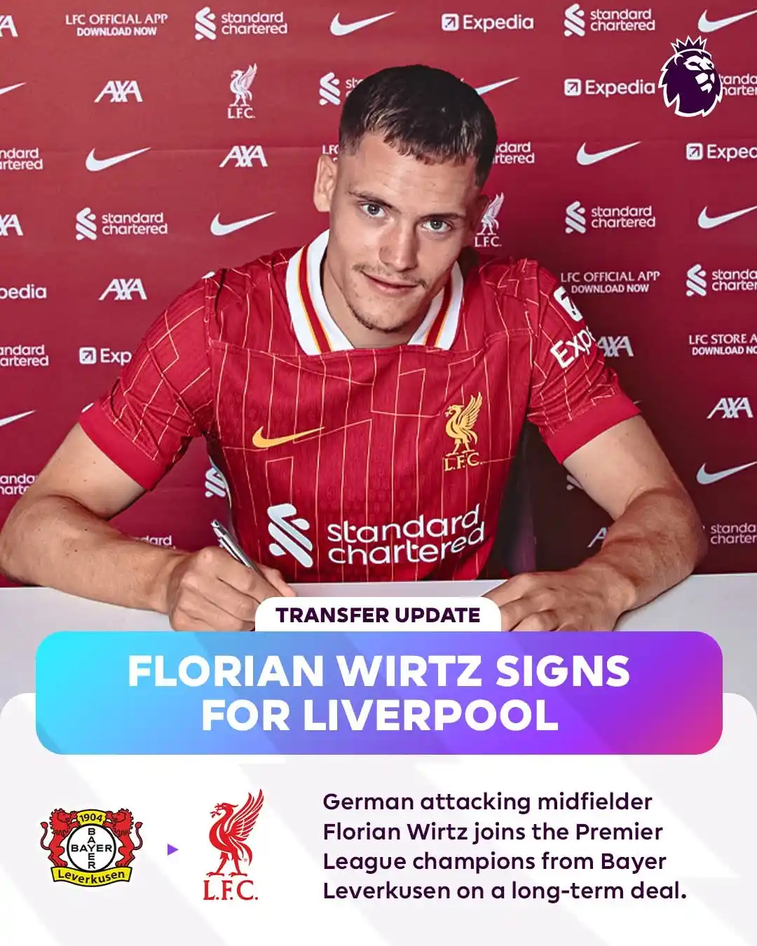 Image from Daily Mirror News: One of Europe's most exciting talents arrives at Anfield 🤩 Welcome t...