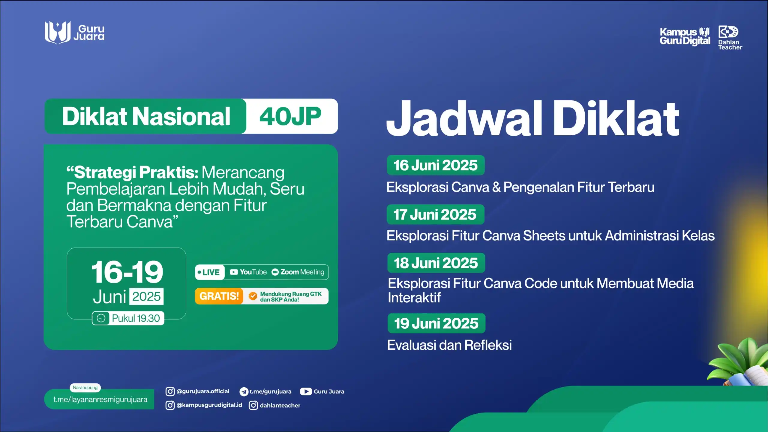 Image from Guru Juara Official: 🔔 *[PENGINGAT PERTEMUAN KEEMPAT DIKLAT]* _[Strategi Praktis: Merancan...
