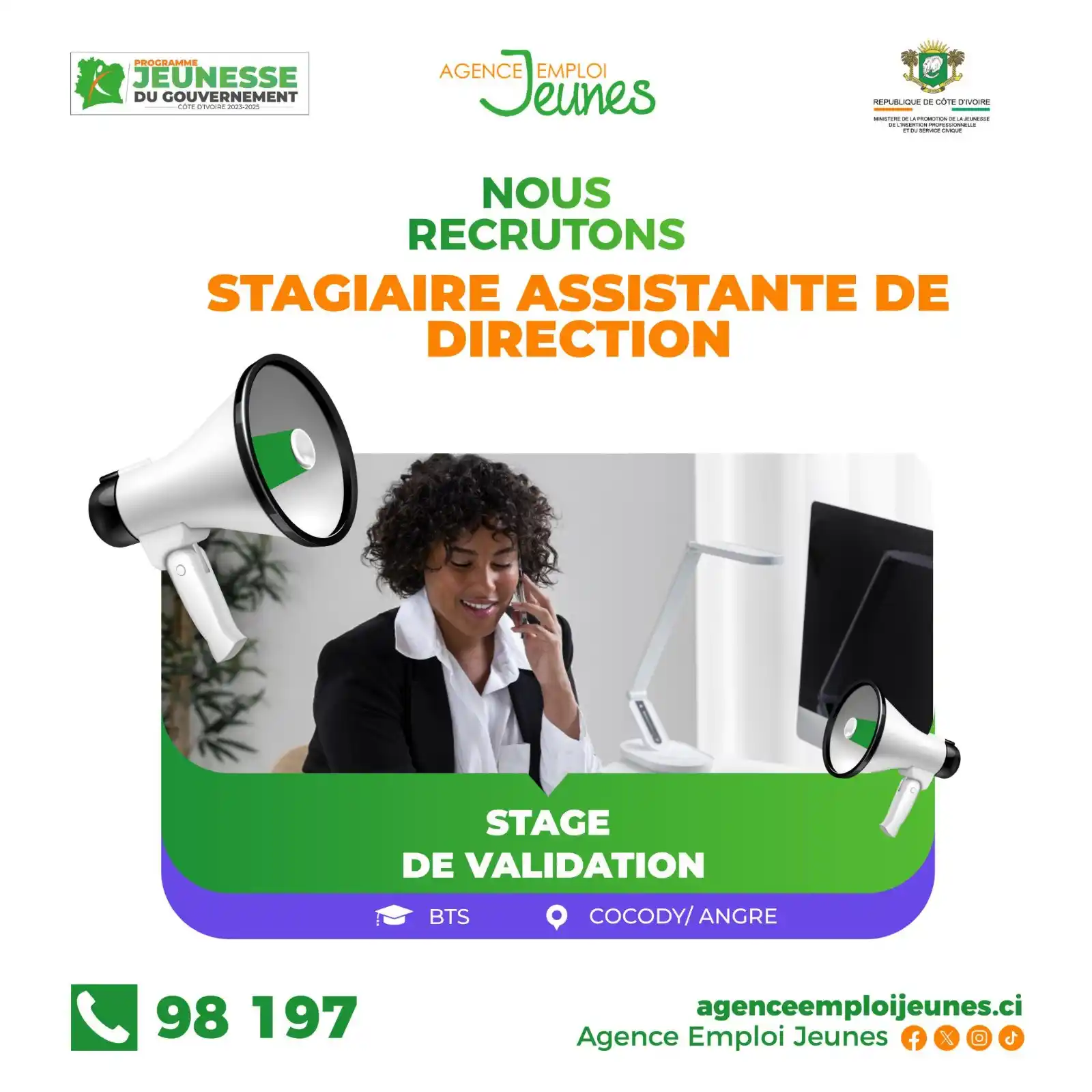 Image from MINISTÈRE DE LA PROMOTION DE LA JEUNESSE, DE L'INSERTION PROFESSIONNELLE ET DU SERVICE CIVIQUE: <a class="text-blue-500 hover:underline cursor-pointer" href="/hashtag...