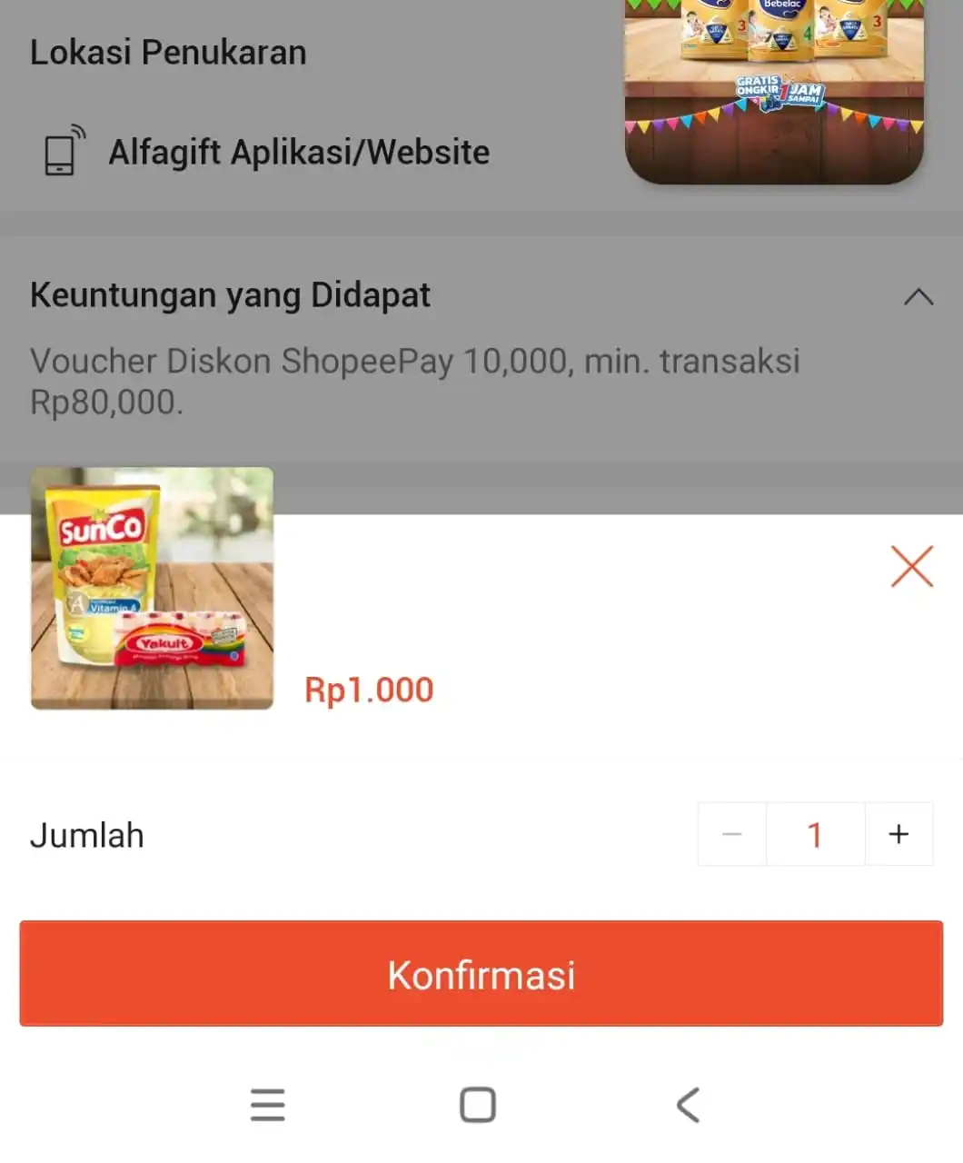 Image from Info Garapan Promo Indomaret Alfamart Racun Shopee Lazada Tokopedia Blibli Tiktok Superin Gojek Grab: Restok Voucher Alfagift Diskon 10RB https://s.shopee.co.id/60G24Q3pn2...