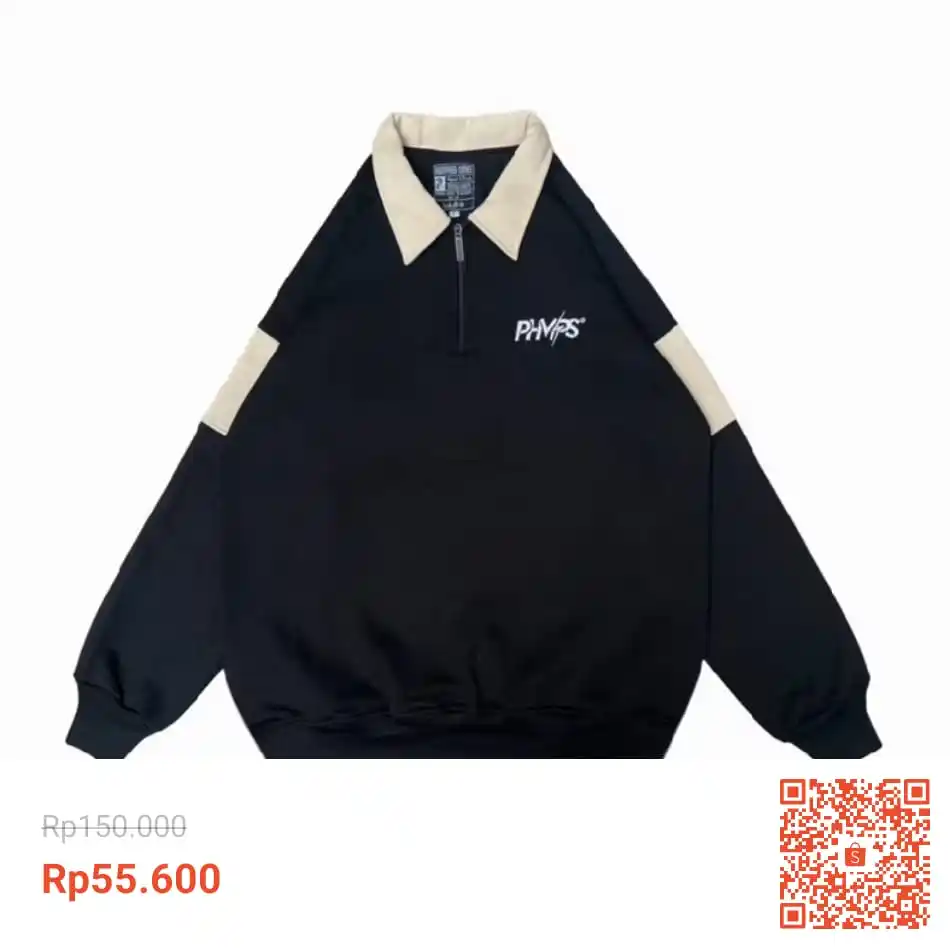 Image from Info Garapan Promo Indomaret Alfamart Racun Shopee Lazada Tokopedia Blibli Tiktok Superin Gojek Grab: Temukan PHOMPPHIESS Sweater Rugby Vintage Switer vintage Pria Wanita s...