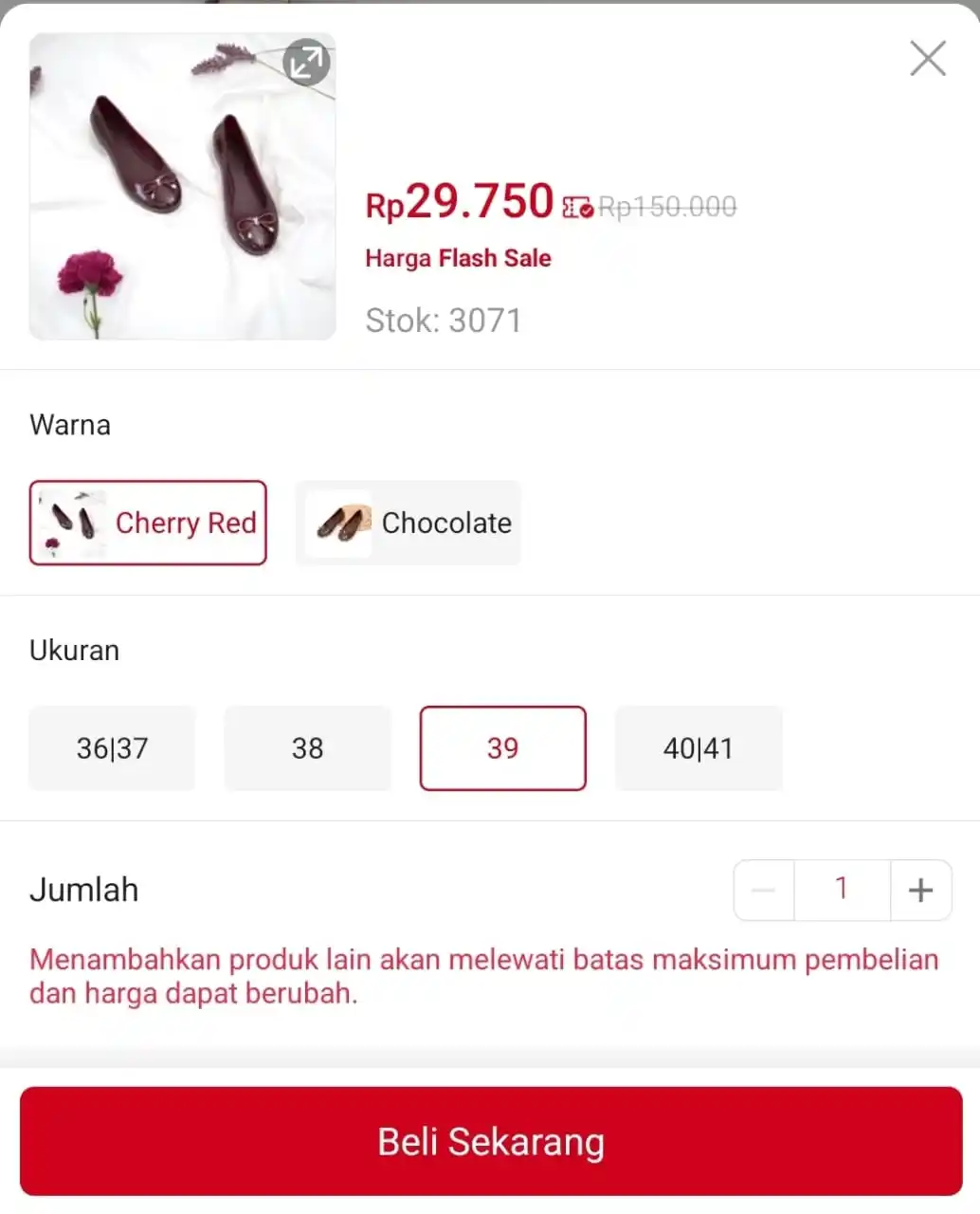 Image from Info Garapan Promo Indomaret Alfamart Racun Shopee Lazada Tokopedia Blibli Tiktok Superin Gojek Grab: Temukan Porto LSA-1 | Flatshoes Wanita Balet Casual Pita Korea sepatu ...
