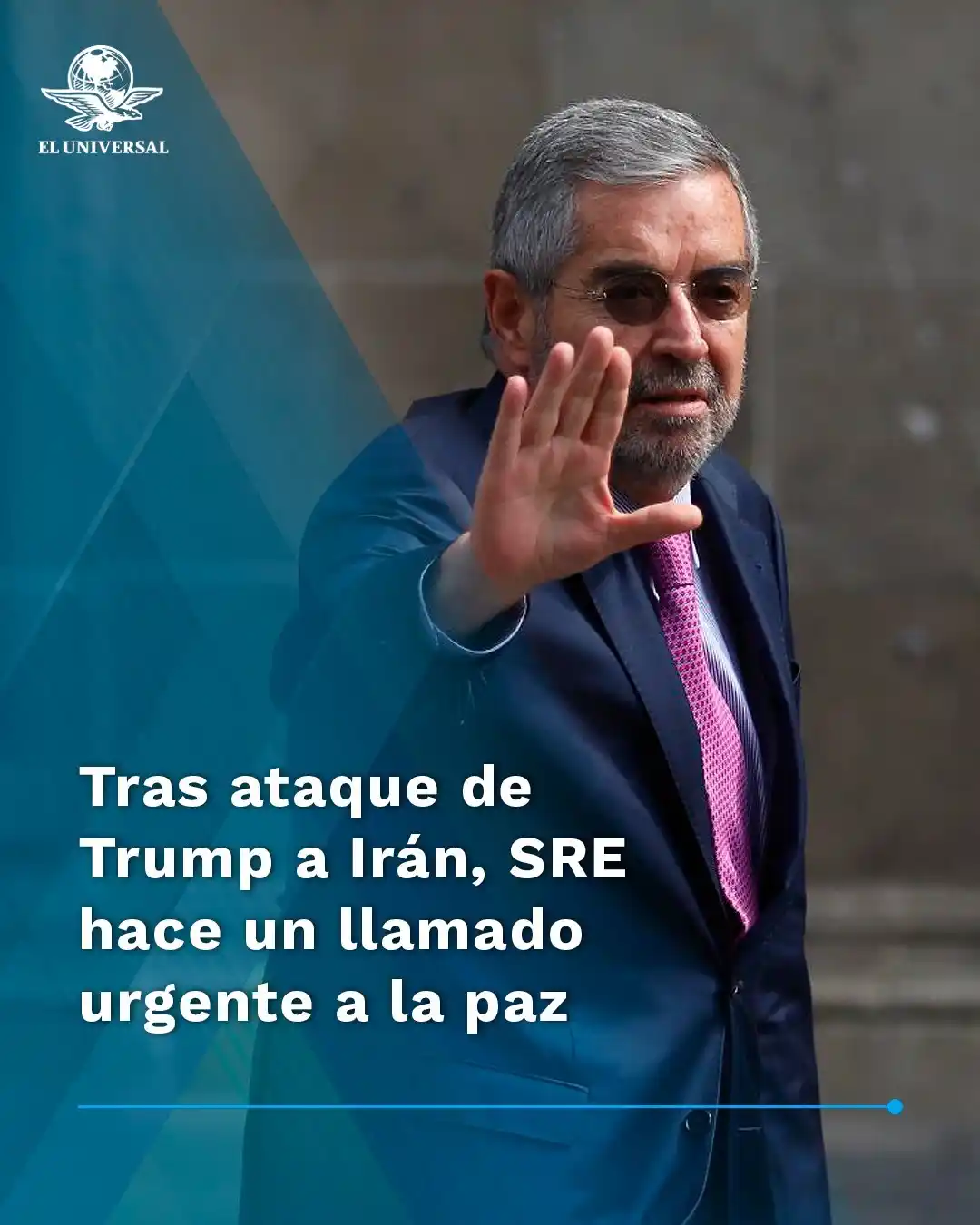 Image from EL UNIVERSAL MX - Noticias: 🗣️🔴🕊️Tras el ataque de Estados Unidos a Irán, la SRE hace *“un llam...