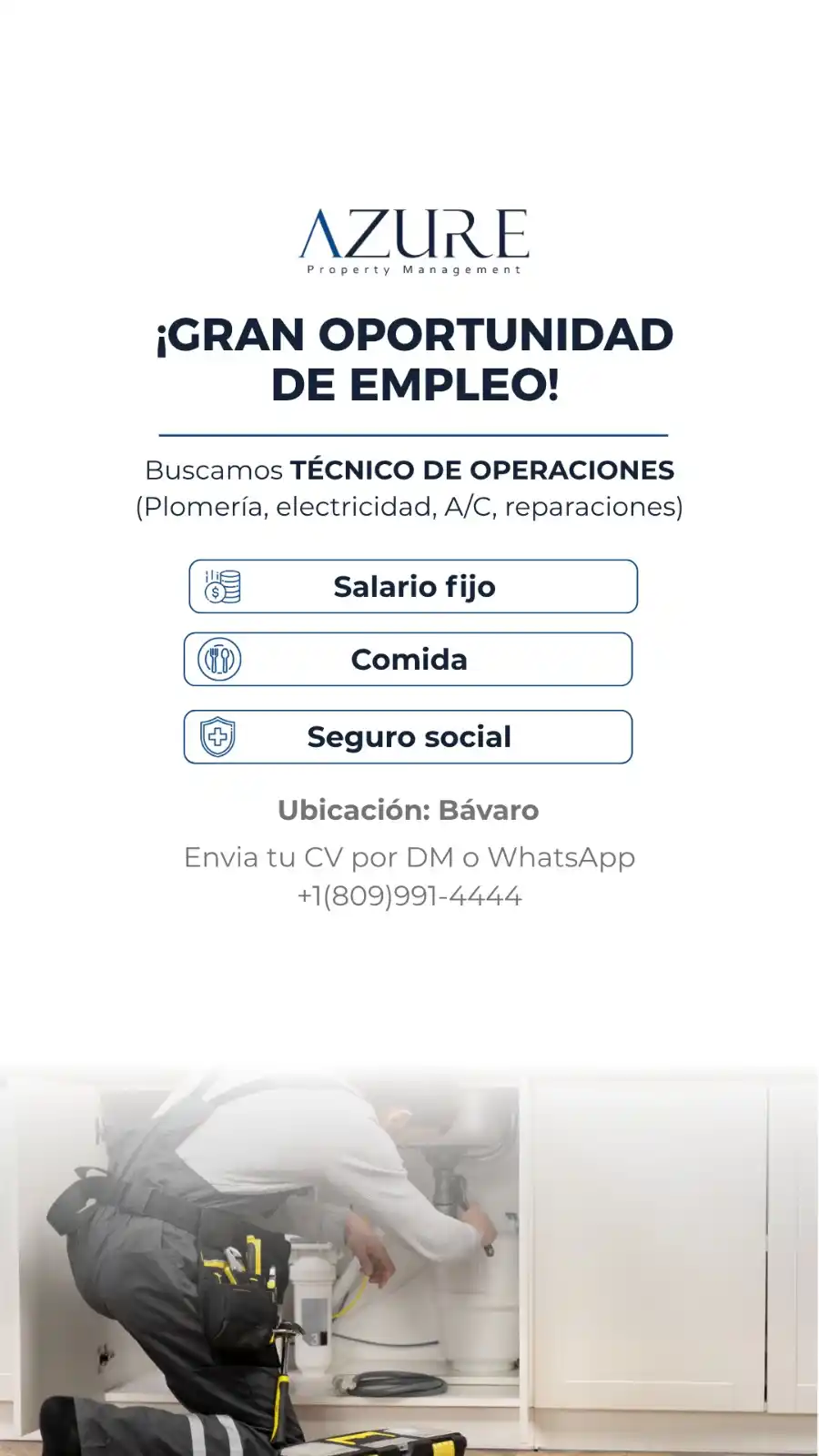 Image from Disi Mota Publicidad Empleos: Ubicación: Bávaro Envia tu CV por DM o WhatsApp +1(809)991-4444...