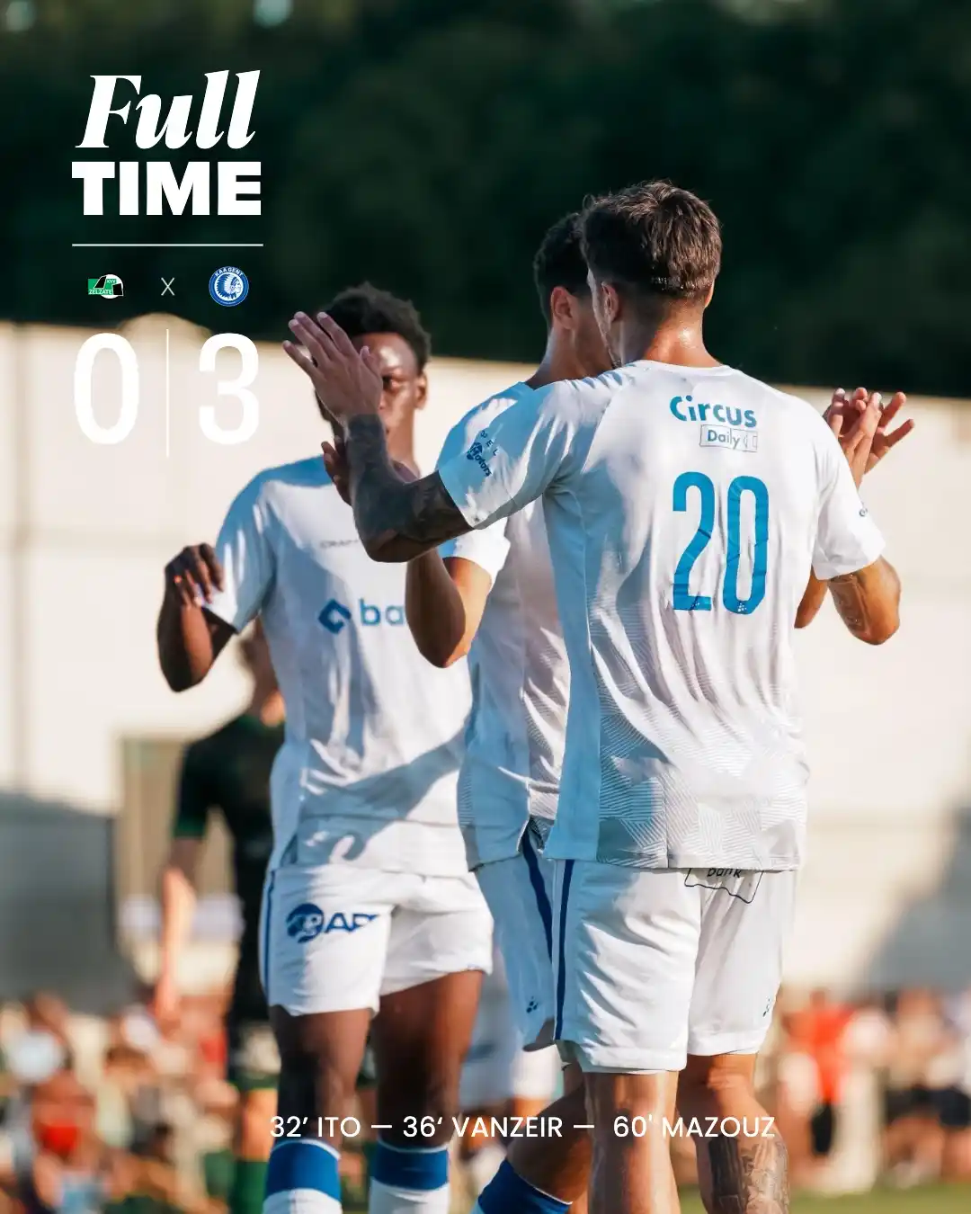 Image from KAA Gent: ๐๐๐ฃ๐จ๐ฉ ๐๐ฃ ๐๐๐ก๐ฏ๐๐ฉ๐ De kop is eraf, de Buffalo's haalden ...