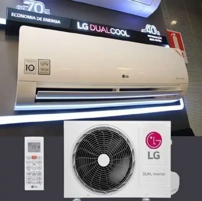 Image from Vizzuali Ofertas: Ar Condicionado Inverter LG Voice +ai 15000 Btus Frio - 220v  🔥R$ 2.8...