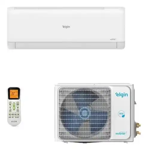 Image from Vizzuali Ofertas: Ar Condicionado Split Hi-wall Elgin Eco Inverter Ii 9.000 Btus Frio Gá...