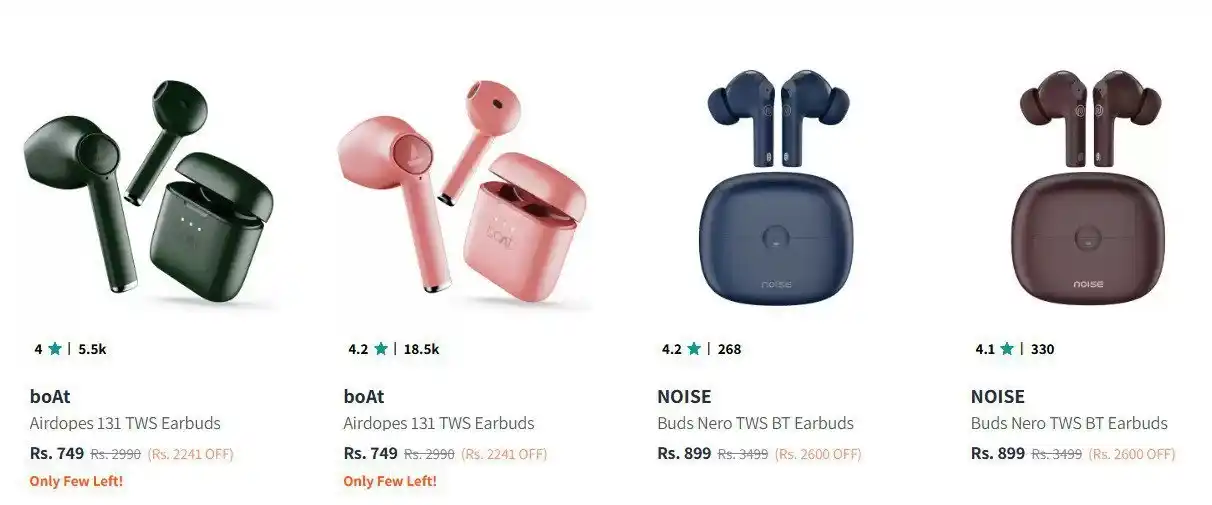 Image from FLIPSHOPE - Deals and Offers: boAt & Noise Earbuds 749 https://mytr.cc/t77fou...