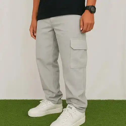 Image from Vizzuali Ofertas: Calça Cargo Masculina Com 6 Bolsos Skate 🎨 Disponível em 3 Cores! ...