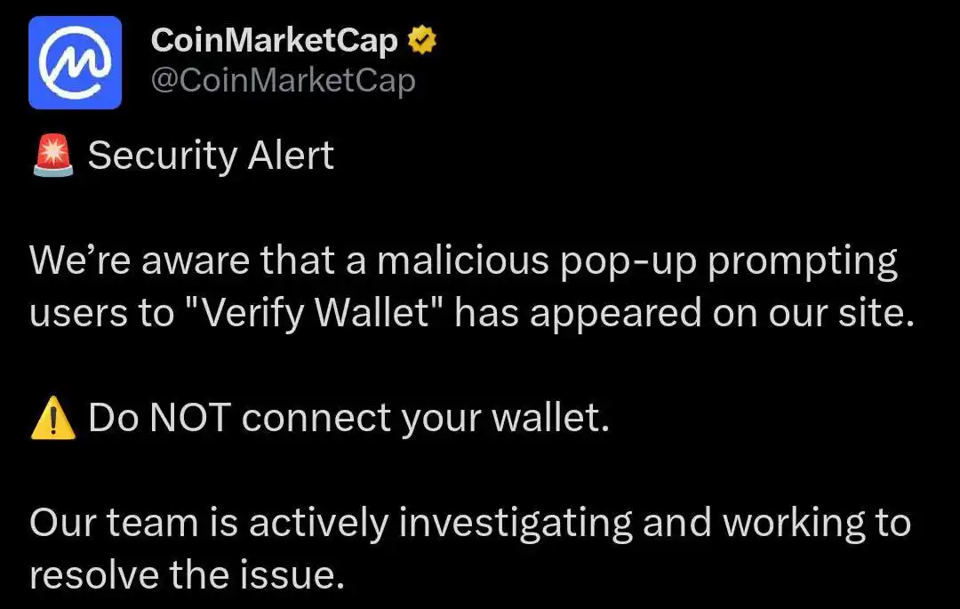 Image from Free Airdrops 🚀: 😱CoinMarketCap has been hacked 🤔...