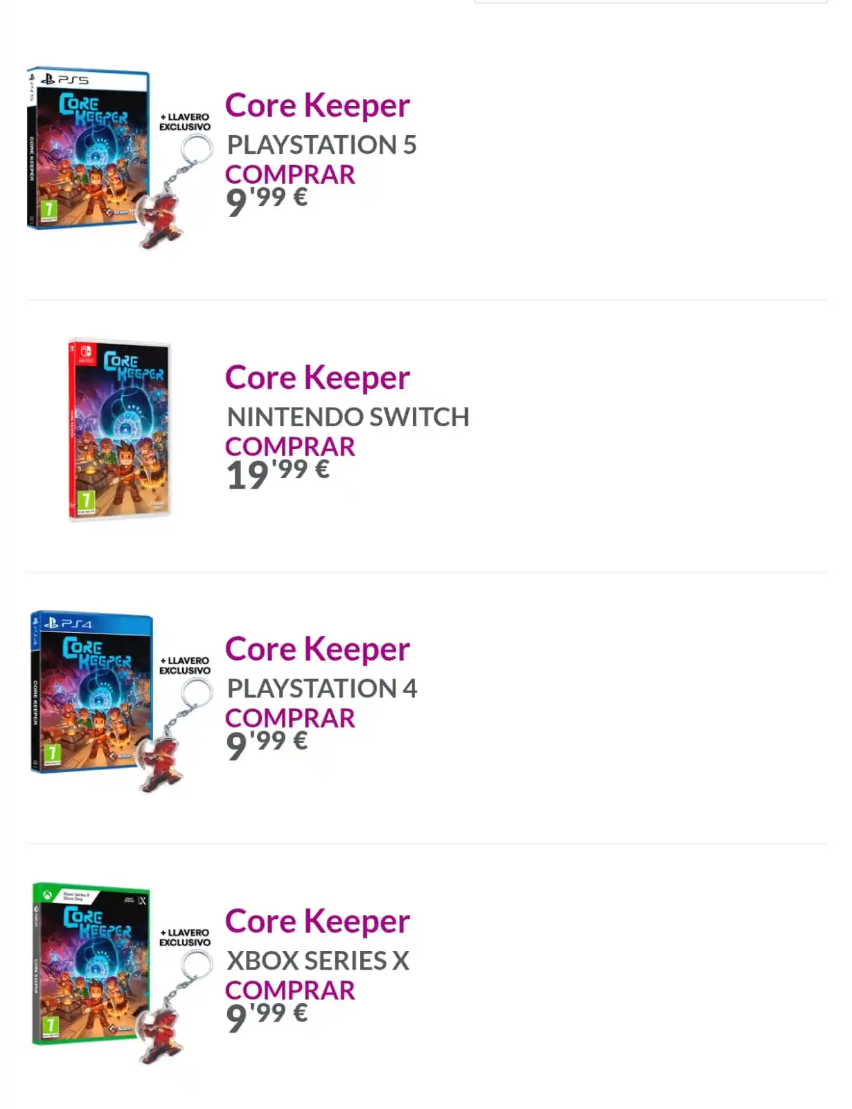 Image from ¡Ragnachollos!: ‼️Core Keeper a 9,99€!  https://www.game.es/VIDEOJUEGOS/AVENTURA/PLAYS...