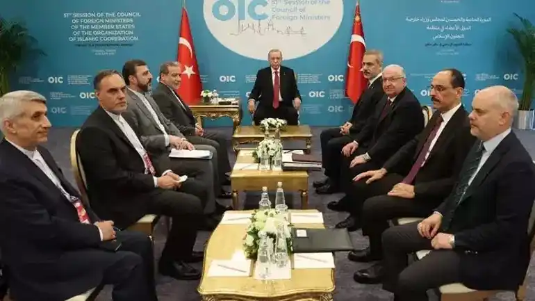 Image from Onedio: Cumhurbaşkanı Erdoğan, İran Dışişleri Bakanı Arakçi ile İstanbul’da bi...