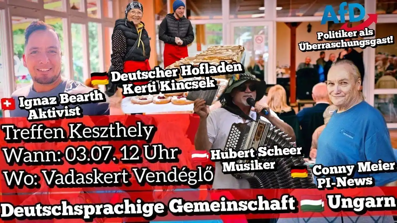 Image from Ignaz Bearth Offiziell: Deutschsprachige Gemeinschaft 🇭🇺 Ungarn - Treffen Keszthely Donners...