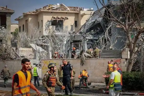Image from Bintjbeil.org بنت جبيل: 🚨🚨دمار ضخم في مستوطنة "نيس تسيونا" على الساحل الفلسطيني المـ.. ـحتل...