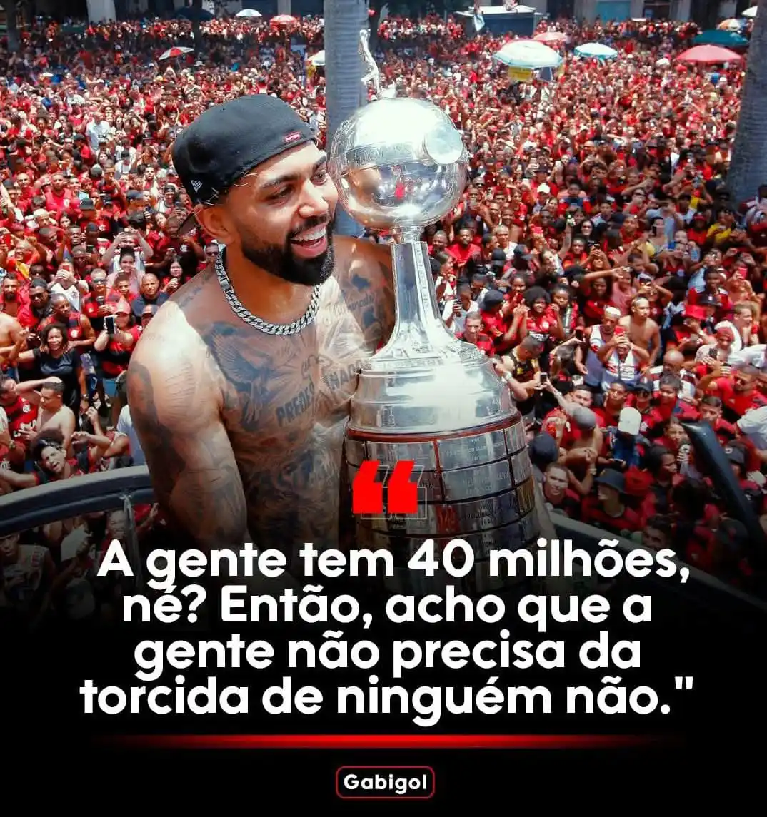 Image from FLAMENGO SEMPRE: Em 2019, antes da final da Libertadores contra o River Plate, Dudu, do...