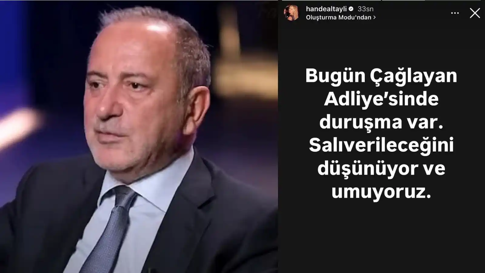 Image from Onedio: Fatih Altaylı'nın eşi Hande Altaylı'nın sosyal medya hesabından yaptığ...