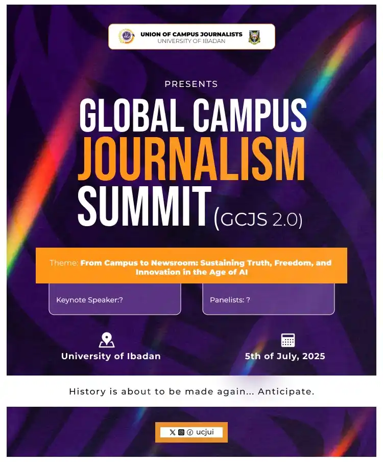 Image from UCJ UI News Channel: GLOBAL CAMPUS JOURNALISM SUMMIT 2.0 is on the horizon! 🌍🖋 🎤 Who ...