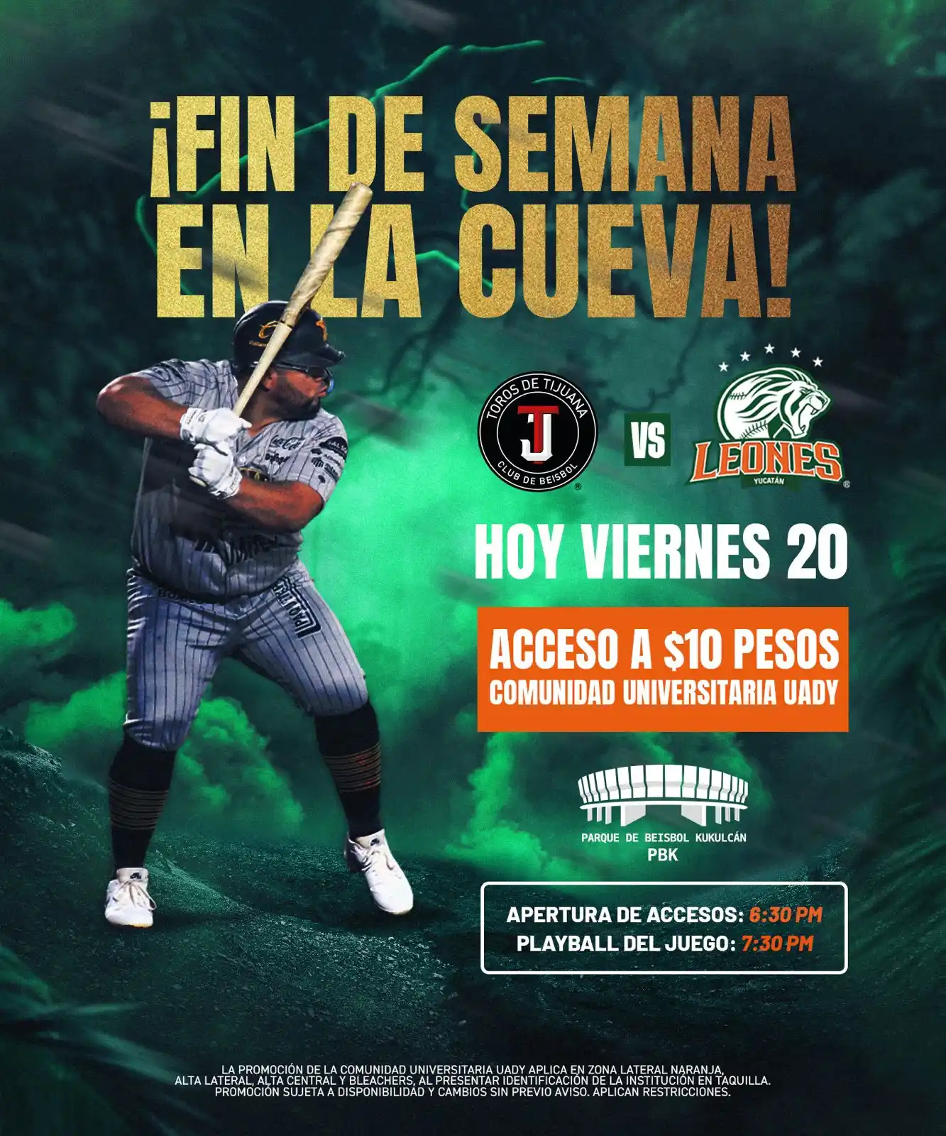Image from Leones de Yucatán: 🗣️ ¡HOY TODOS A LA CUEVA!  Los integrantes de la Comunidad Universita...
