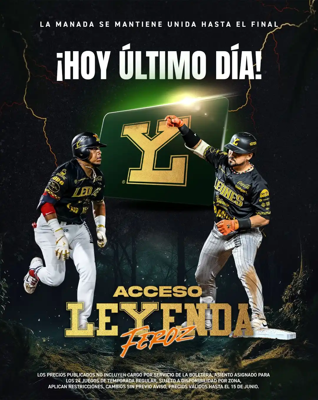 Image from Leones de Yucatán: ¡HOY ULTIMO DÍA, ASEGURA LAS PRÓXIMAS SERIES CON EL ACCESO LEYENDA FER...