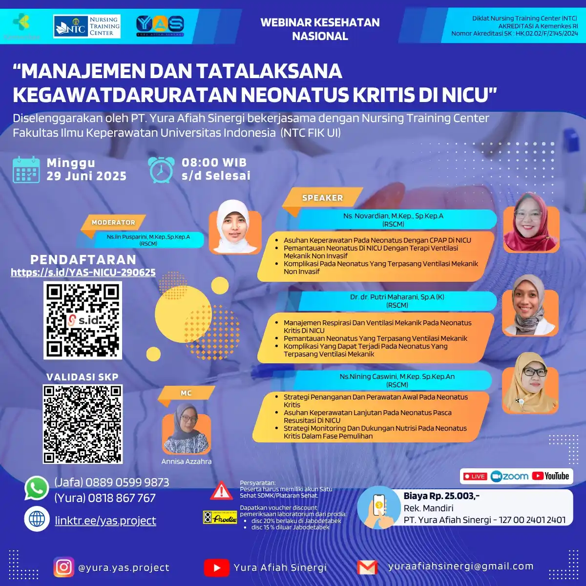 Image from WEBINAR SKP KEMENKES: *🇮🇩 Yura Afiah Sinergi (YAS Project) Mempersembahkan 🇮🇩* *WEBINAR ...