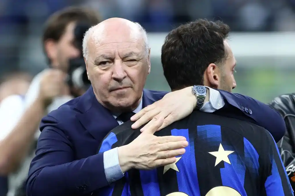 Image from Onedio: Inter Başkanı Giuseppe Marotta:  "Hakan Çalhanoğlu için bize resmî bir...
