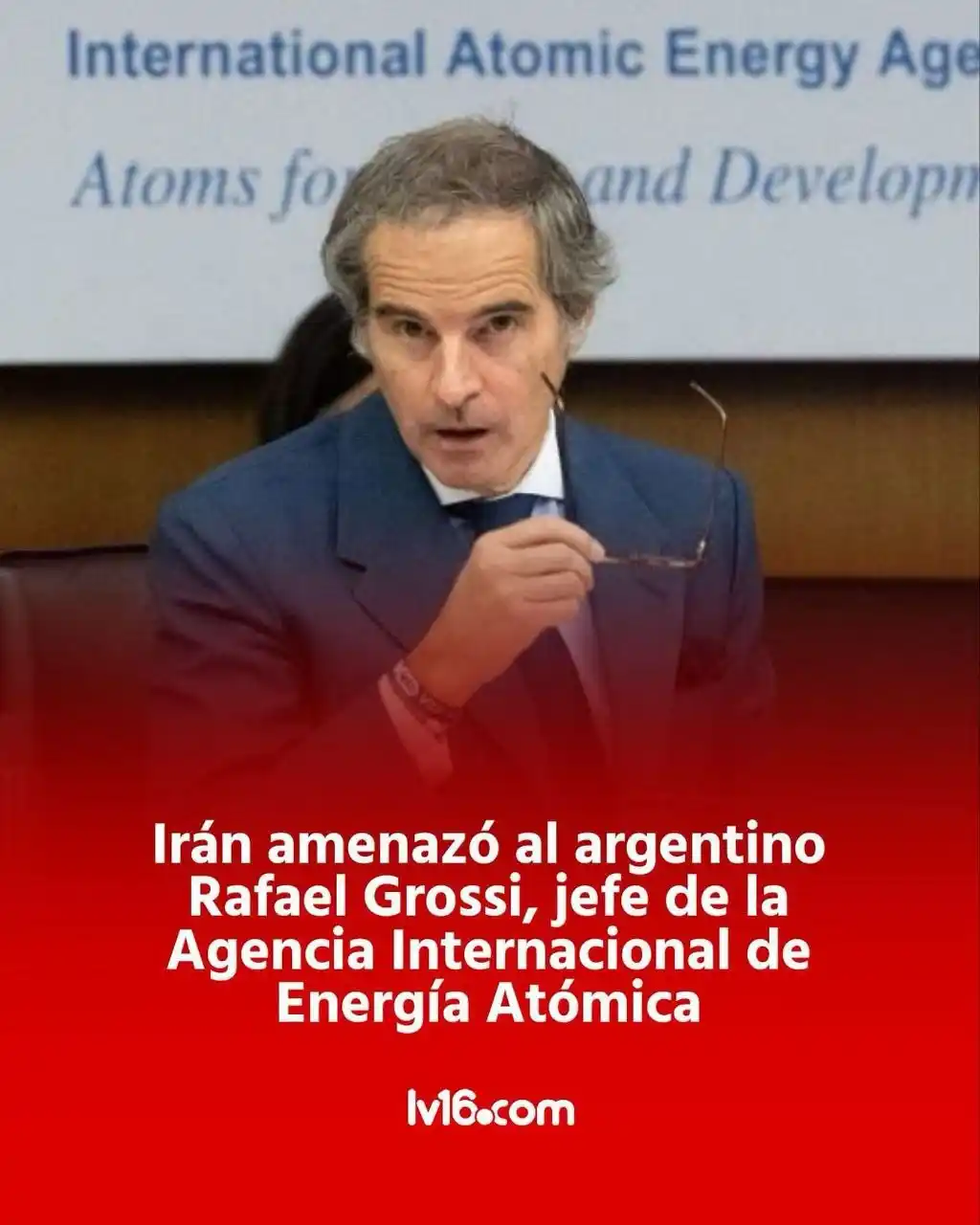 Image from NOTICIAS VENEZUELA: Irán amenazó al argentino Rafael Grossi, jefe de la Agencia Internacio...