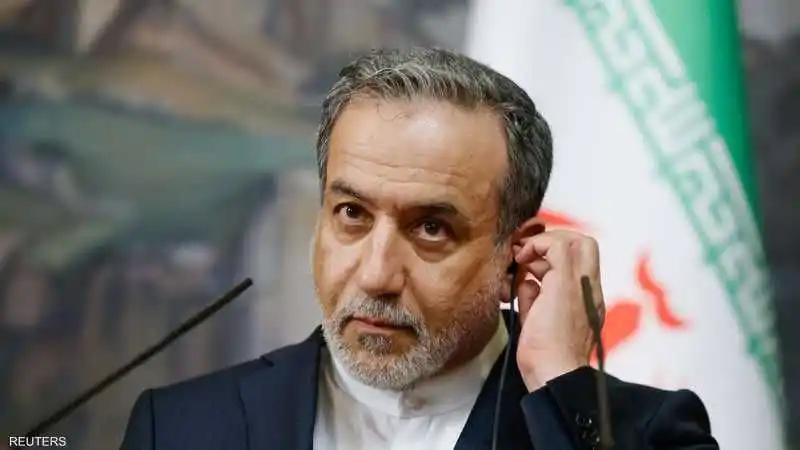 Image from Quds News Network: Iranian Foreign Minister Abbas Araghchi: "We will continue to defend o...