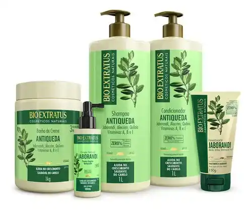 Image from Vizzuali Ofertas: Kit Antiqueda Jaborandi 5 Produtos Bio Extratus 🔥 R$ 182,78 VIA PIX ...