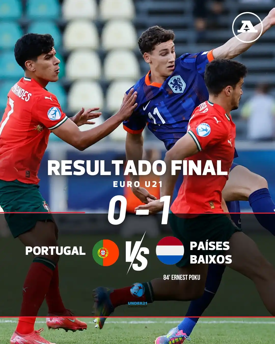 Image from A BOLA: Lutámos até ao fim 🇵🇹💪  Derrota dura nos últimos minutos frente ao...