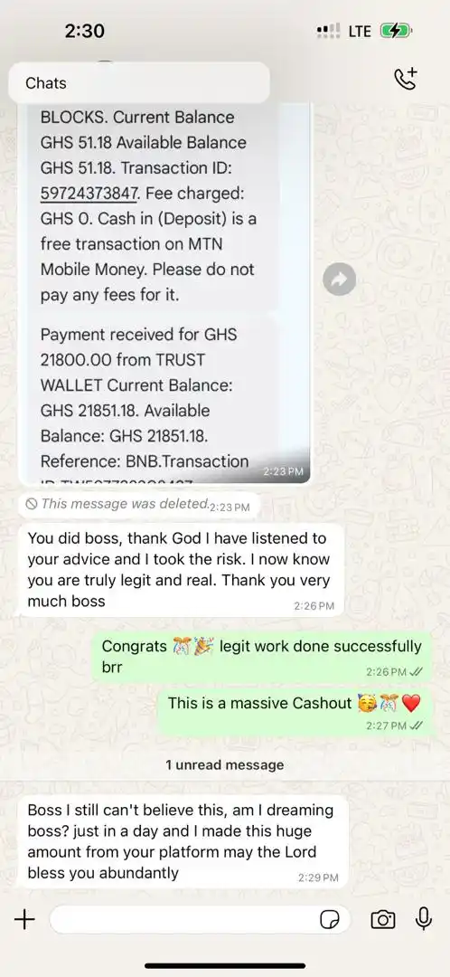 Image from LET’S SHARE MONEY : Massive withdrawal done successfully from trust wallet text me now to ...