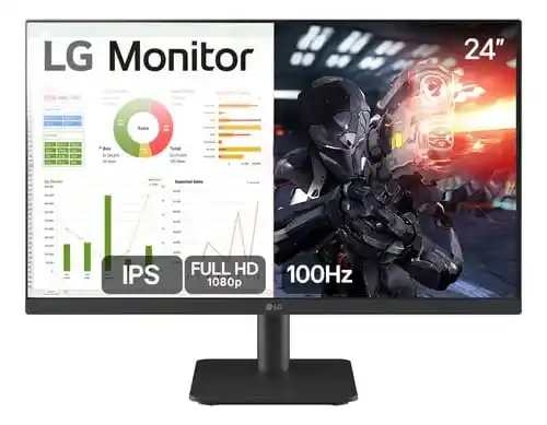 Image from Vizzuali Ofertas: *Monitor PC Gamer LG 24” IPS 100Hz Full HD HDMI 2x* *🔥 R$ 531,00* _e...