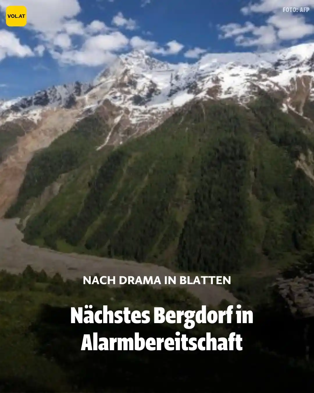 Image from VOL.AT Vorarlberg Online: *Nach dem Drama in Blatten: Nächstes Bergdorf in Alarmbereitschaft* ➡️...