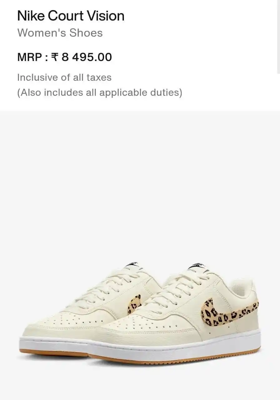 Image from Aaimz Enterprises: NIKE COURT VISION UK4.5/5/5.5/6/6.5 OFFER PRICE 2600 (8767288612)...