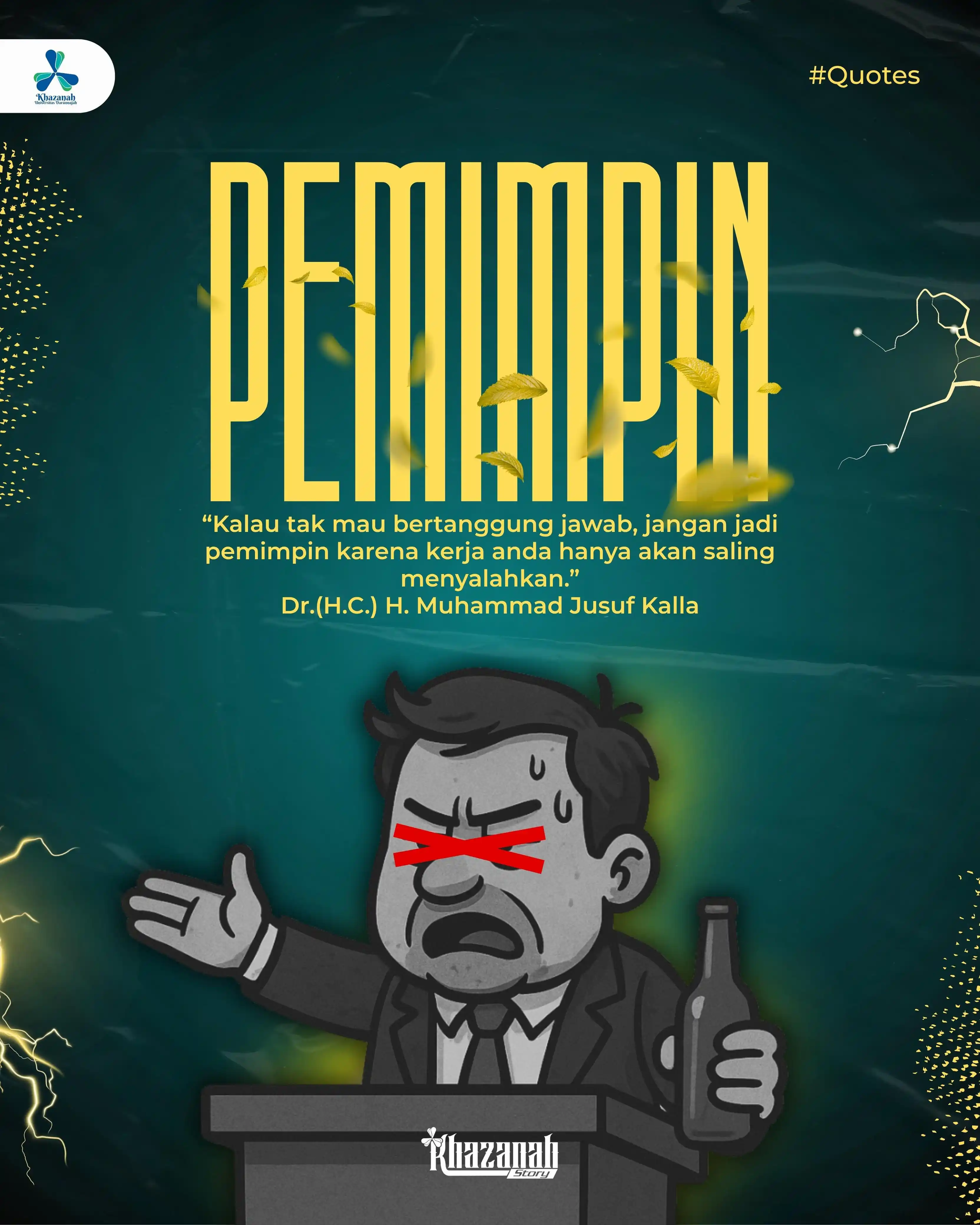 Image from Universitas Darunnajah: 🧠 Pemimpin Itu Bukan Sekadar Jabatan Jangan asal tunjuk, jangan asal ...